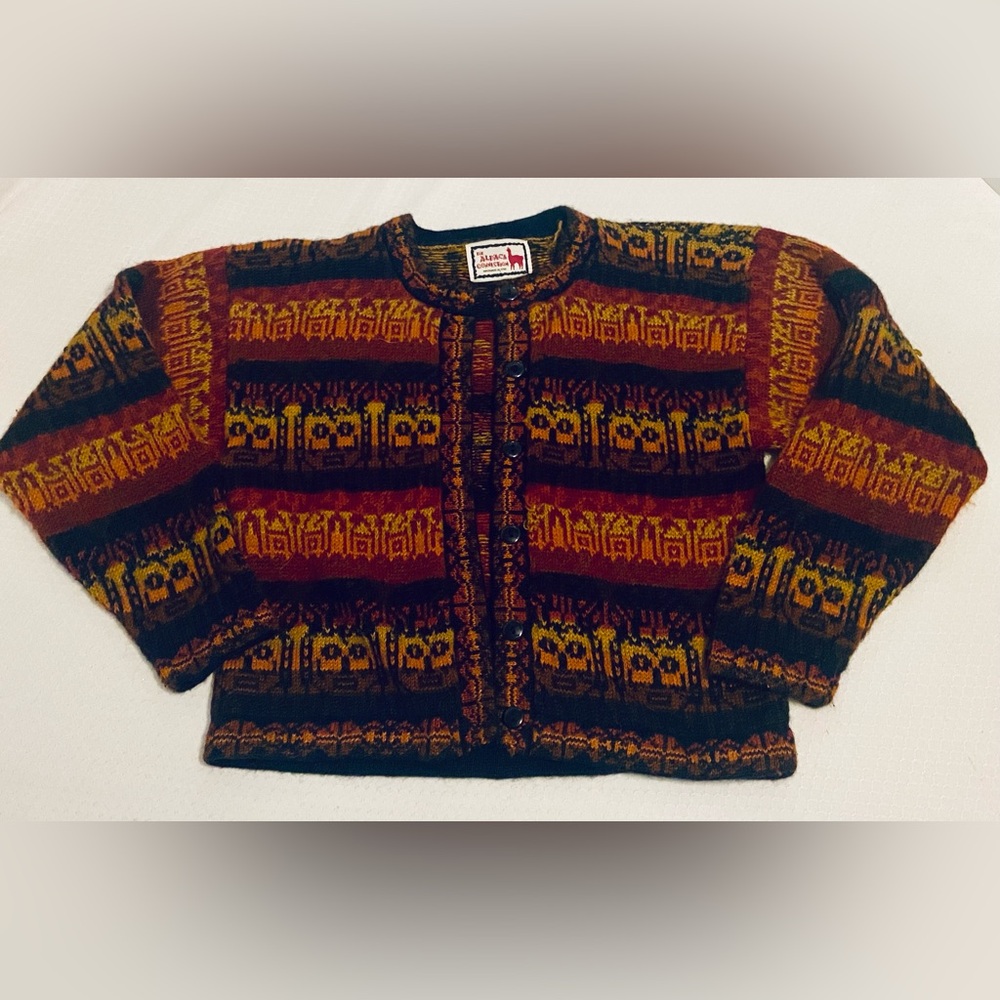 The Alpaca Connection Sweater, Made in Peru. No Size Label S/M.